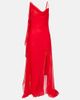 Blumarine Blumarine Asymmetric draped silk georgette gown - 1