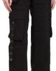 Blumarine Blumarine Black Eyelet Trousers - 2