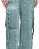 Blumarine Blumarine Blue Eyelet Trousers - 2