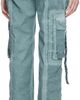 Blumarine Blumarine Blue Eyelet Trousers - 3