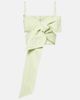 Blumarine Blumarine Bow-detail denim top - 1