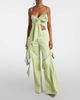 Blumarine Blumarine Bow-detail denim top - 2