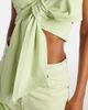 Blumarine Blumarine Bow-detail denim top - 5