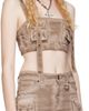 Blumarine Blumarine Brown Cargo Pocket Tank Top - 2