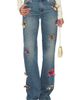 Blumarine Blumarine Butterfly Boyfriend Jean - 1
