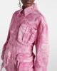 Blumarine Blumarine Camouflage denim cargo jacket - 4