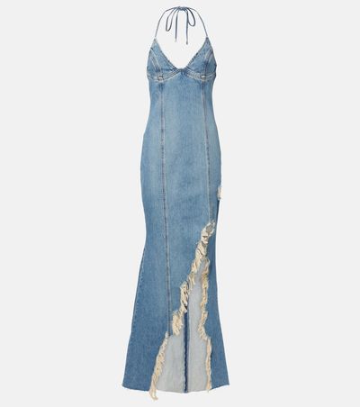 Blumarine - Denim maxi dress