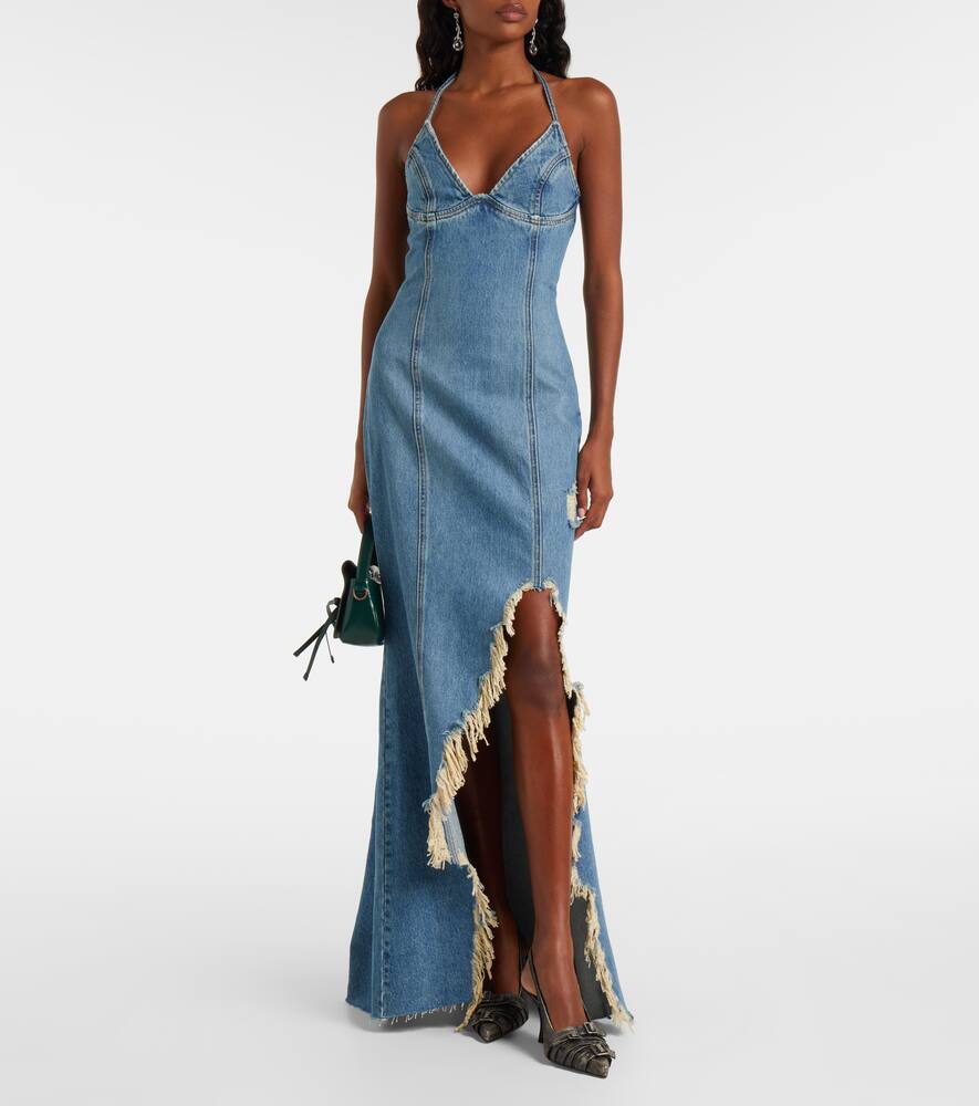Blumarine - Denim maxi dress