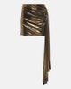 Blumarine Blumarine Draped metallic miniskirt - 1