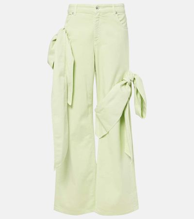 Blumarine Blumarine Draped straight jeans