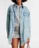 Blumarine Blumarine Embroidered denim overshirt - 2
