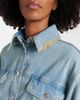 Blumarine Blumarine Embroidered denim overshirt - 3