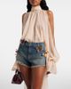 Blumarine Blumarine Embroidered denim short - 2