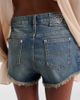 Blumarine Blumarine Embroidered denim short - 4