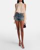 Blumarine Blumarine Embroidered denim short - 6