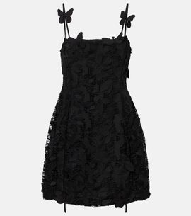 Blumarine Blumarine Embroidered lace minidress