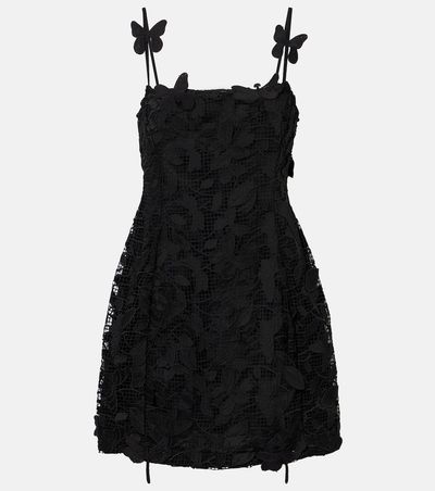 Blumarine Blumarine Embroidered lace minidress