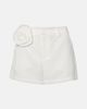 Blumarine Blumarine Floral-appliqué gabardine shorts - 1