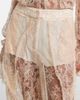 Blumarine Blumarine Lace-trimmed satin wide-leg pants - 4