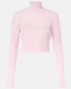 Blumarine Blumarine Logo cropped wool and cashmere sweater - 1