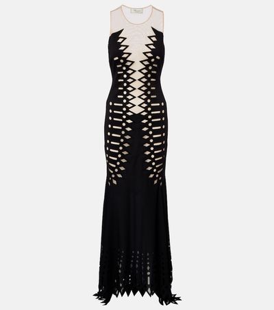 Blumarine Blumarine Mesh gown