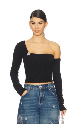 Blumarine Blumarine One-shoulder Knit Sweater