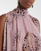 Blumarine Blumarine Printed asymmetric georgette blouse - 3