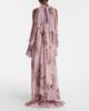 Blumarine Blumarine Printed asymmetric georgette blouse - 7