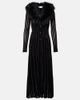 Blumarine Blumarine Shearling-trimmed striped cardigan - 1