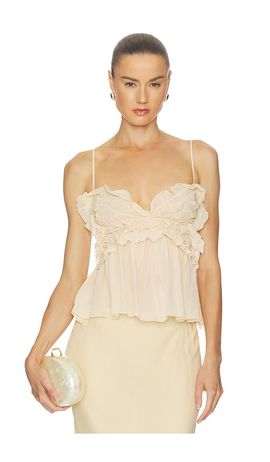 Blumarine Blumarine Sheet Ruffle Top