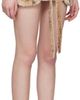 Blumarine Blumarine Tan Cargo Denim Miniskirt - 2