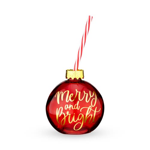 BLUSH Red Ornament Drink Tumbler Blush 