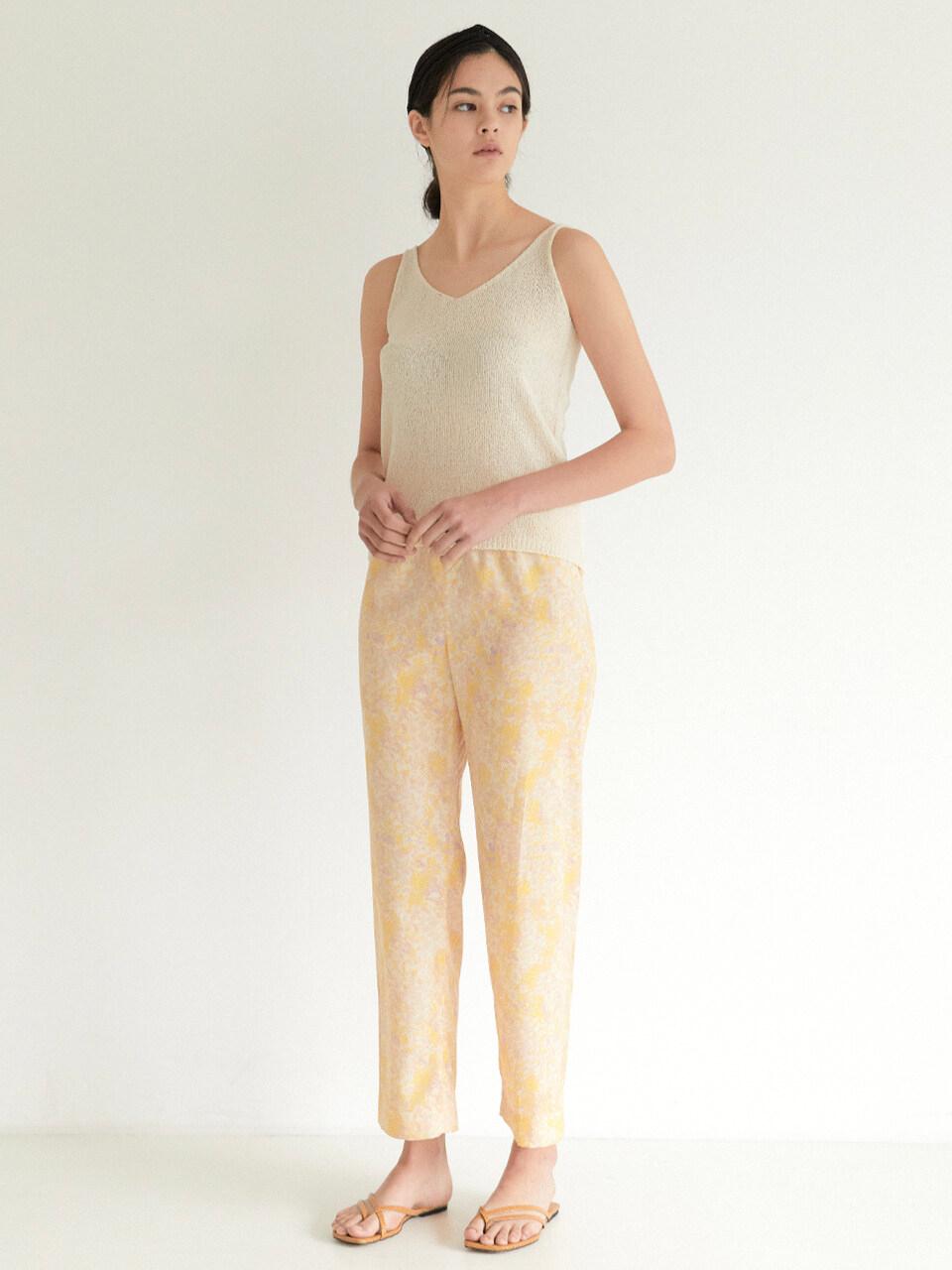 BLUV Bandding Print Pants_Yellow