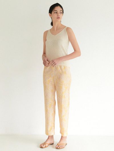 BLUV Bandding Print Pants_Yellow