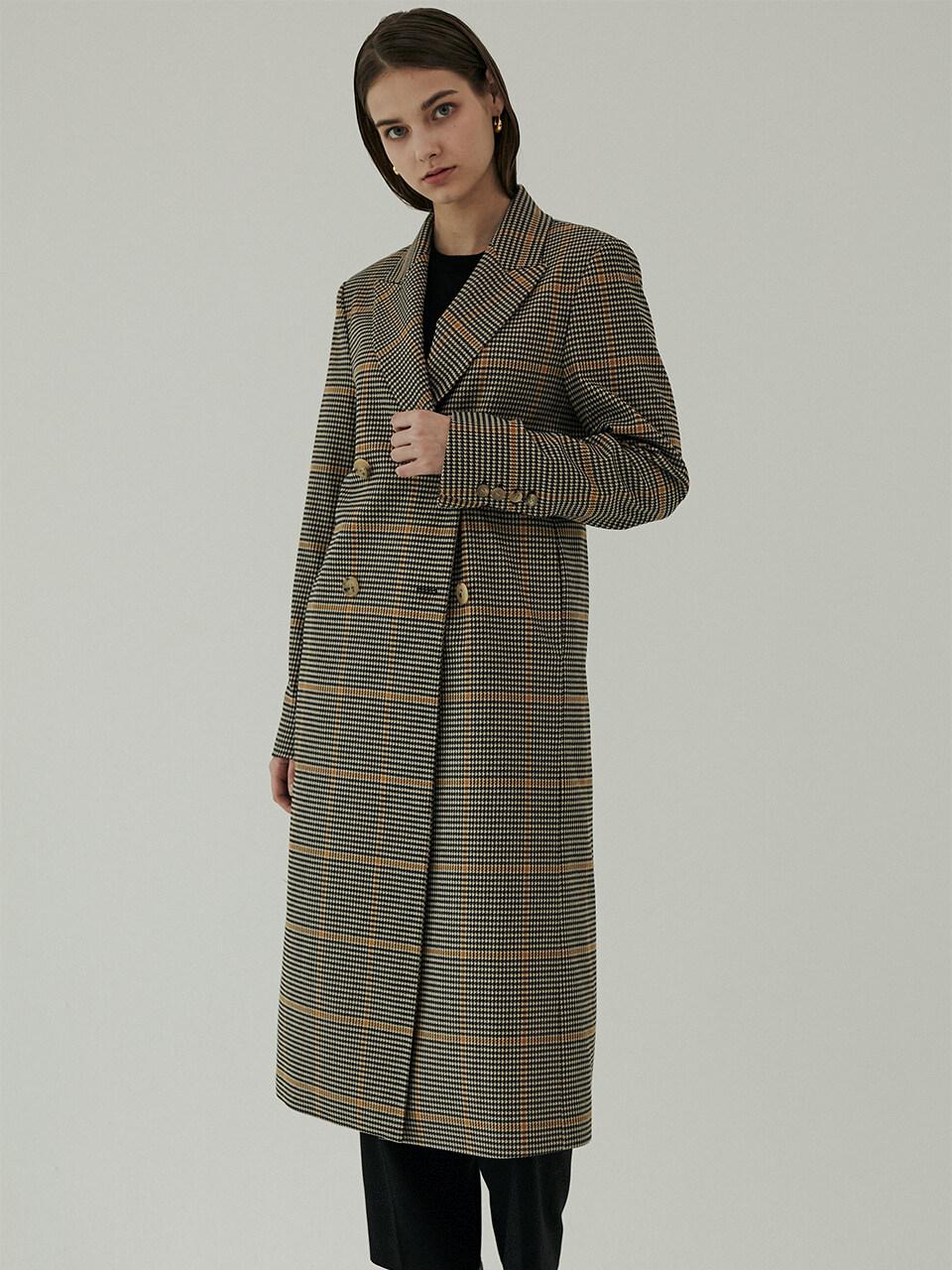 BLUV Carmen coat delicate checked