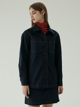 BLUV Femme cotton jacket navy