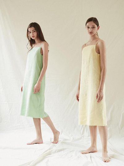 BLUV Linen Dress _Yellow