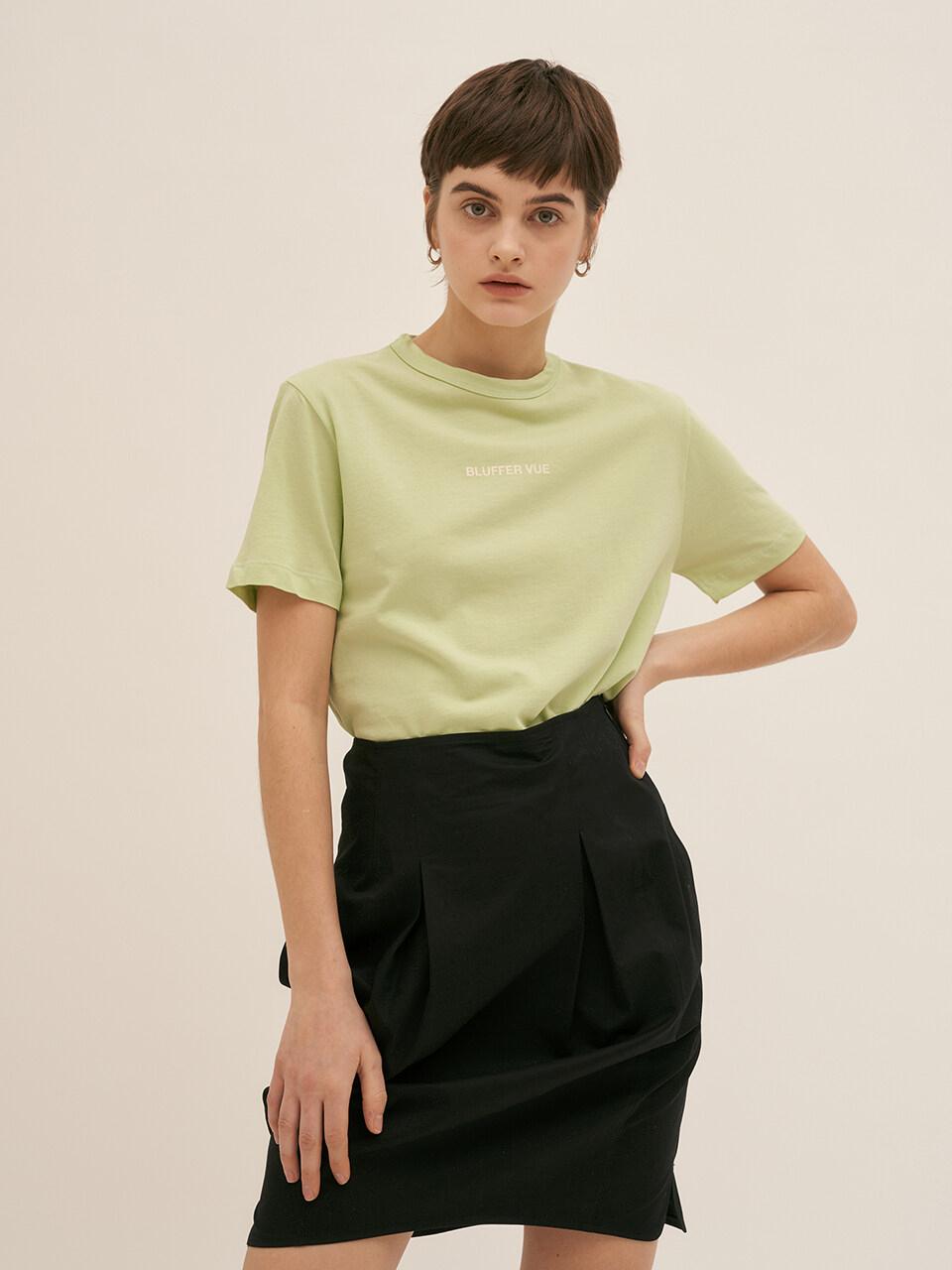 BLUV Logo Half Tee Shirt Melon