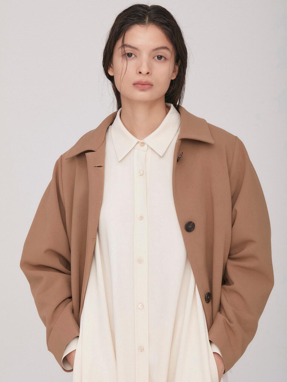 BLUV Luz Volume Short Jacket_Camel Beige