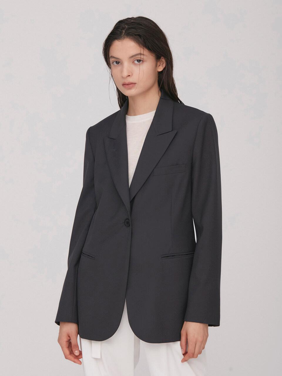 BLUV Martin Single Blazer_Charcoal