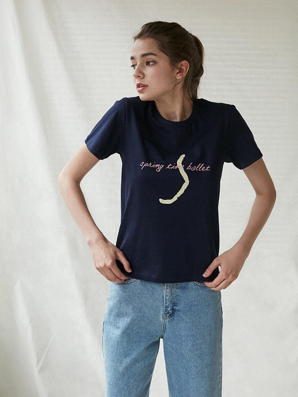 BLUV Navy Spring T-shirts