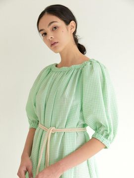 BLUV Off-Shoulder Dress_L.Green