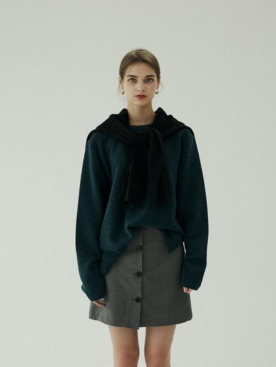 BLUV Pauline skirt ash gray