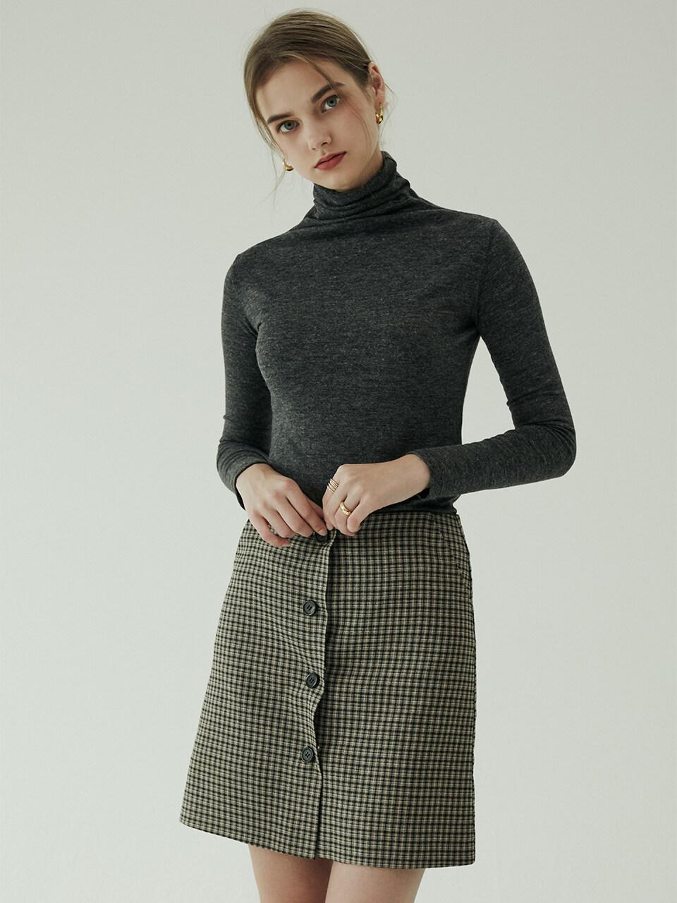 BLUV Pauline skirt beige checked