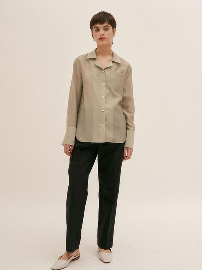 BLUV Pleated Trouser Black
