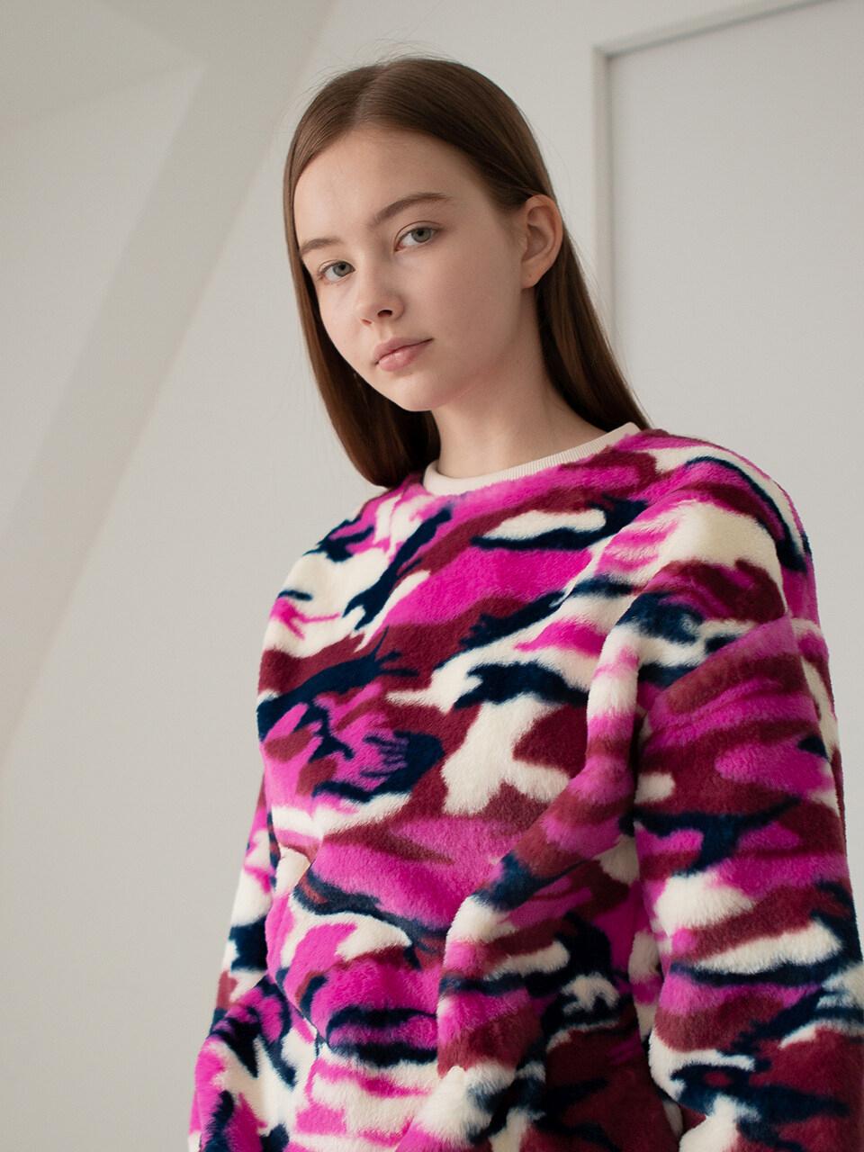 BLUV Romand Camou Sweatshirts - Pink