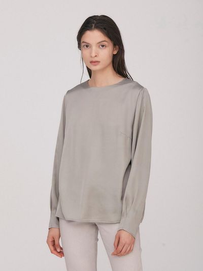 BLUV Sharon Viscose Blouse_L.Gray