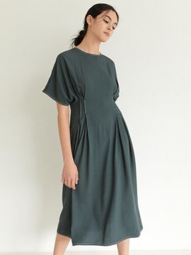BLUV Stitch Doman Sleeve Dress_Turquoise