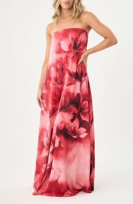 BOAMAR BOAMAR Mecan Floral Strapless Maxi Dress