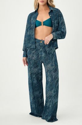 BOAMAR BOAMAR Sasha Cover-Up Button-Up Shirt